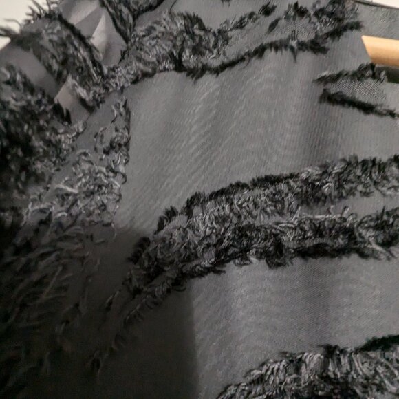 Crosby by Mollie Burch Ramey Black Dress Textured LBD like New - Picture 7 of 9